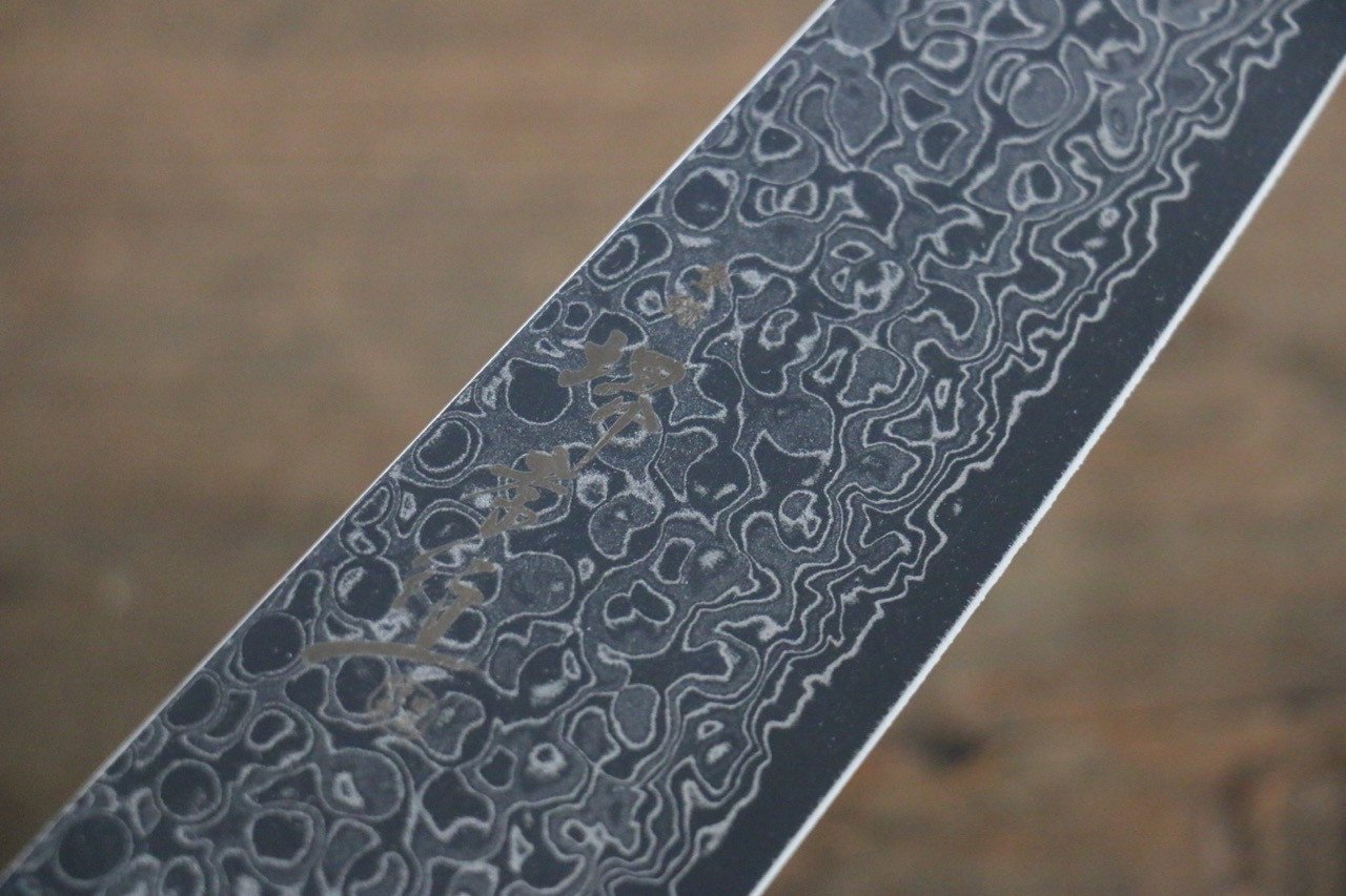 Sakai Takayuki AUS10 45 Layer Mirrored Finish Damascus Santoku 170mm - Japanny - Best Japanese Knife