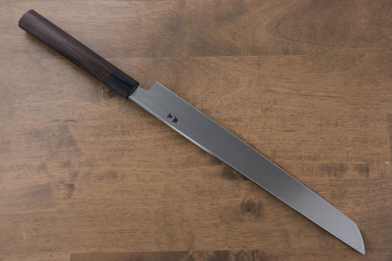 Jikko Silver Steel No.3 Sakimaru Yanagiba  270mm Shitan Handle - Japanny - Best Japanese Knife