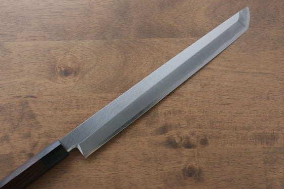 Jikko Silver Steel No.3 Sakimaru Yanagiba  270mm Shitan Handle - Japanny - Best Japanese Knife