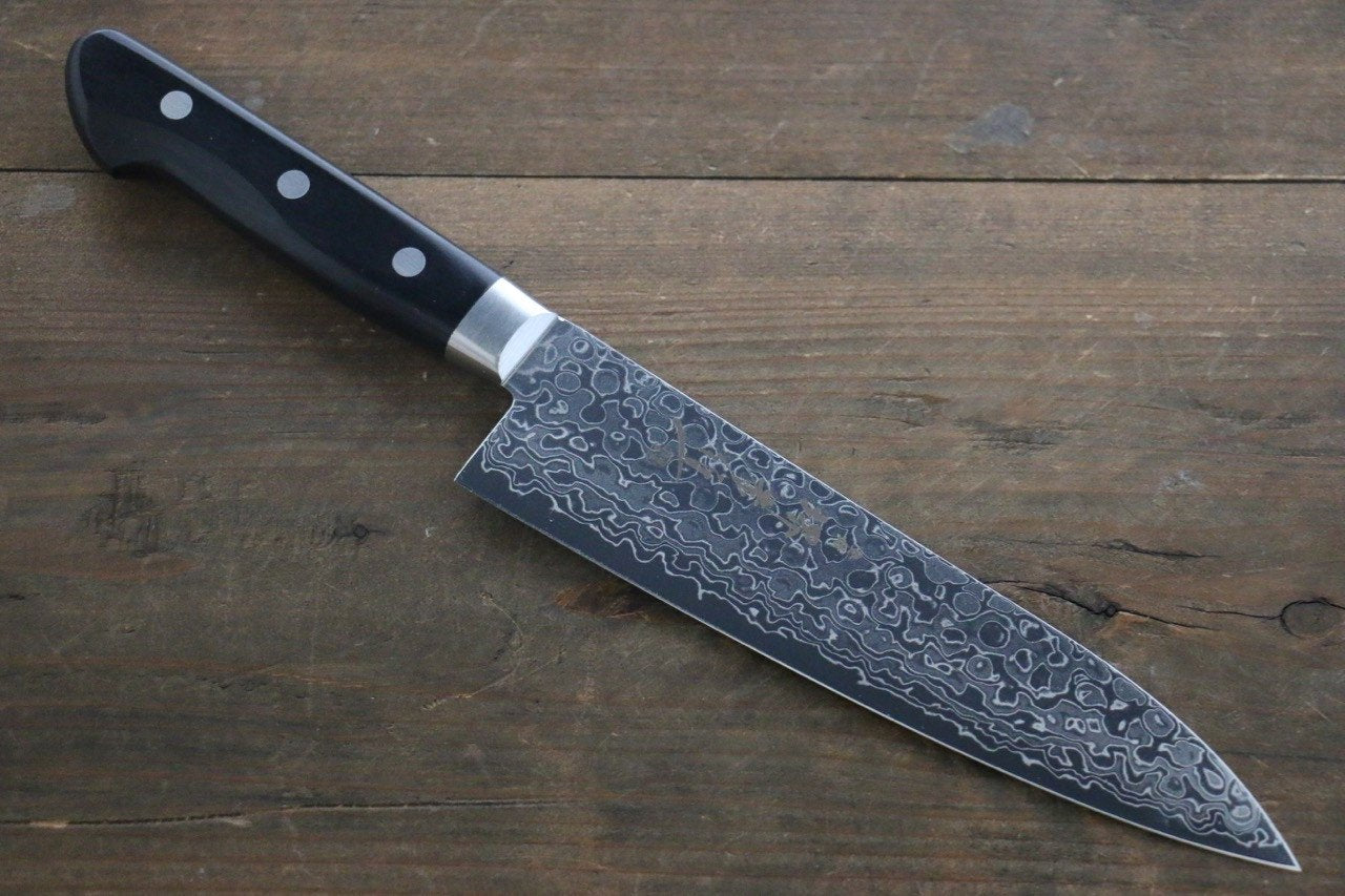 Sakai Takayuki AUS10 45 Layer Mirrored Finish Damascus Gyuto 180mm (Super Deal) - Japanny - Best Japanese Knife