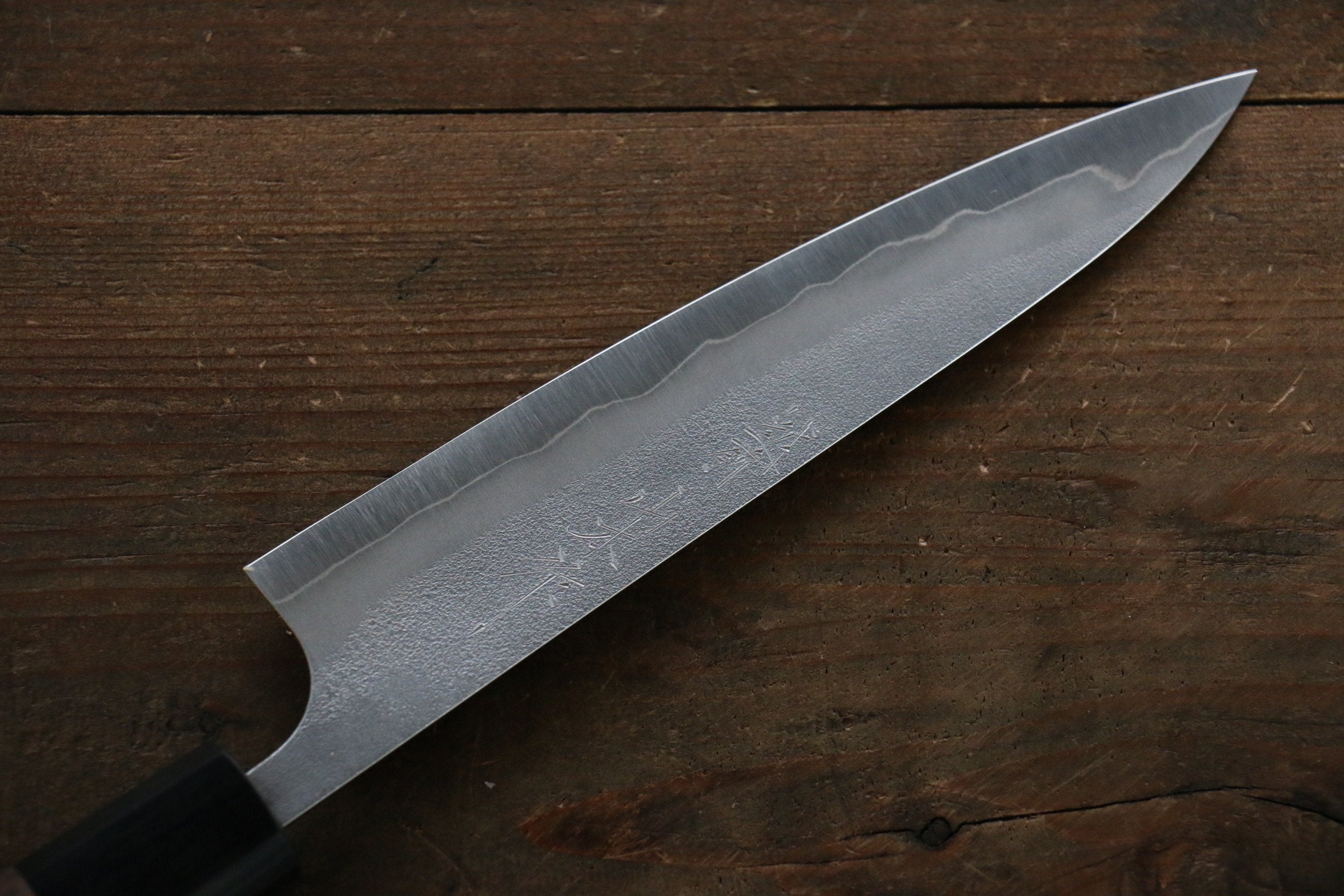 Nao Yamamoto Silver Steel No.3 Nashiji Petty-Utility 150mm Walnut Handle - Japanny - Best Japanese Knife