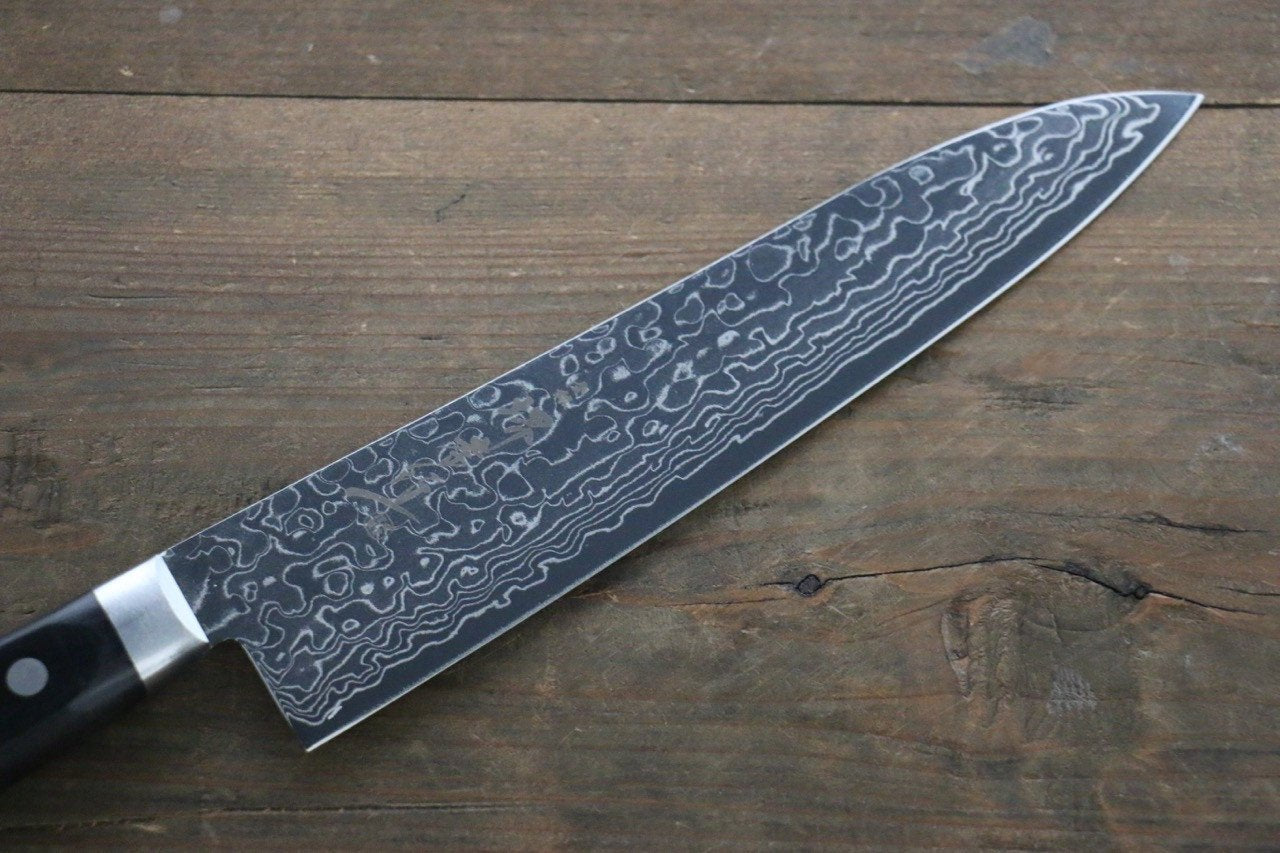 Sakai Takayuki AUS10 45 Layer Mirrored Finish Damascus Gyuto 210mm - Japanny - Best Japanese Knife