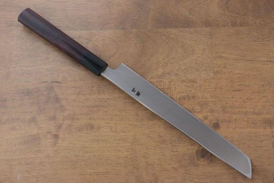 Jikko Silver Steel No.3 Sakimaru Yanagiba  210mm Shitan Handle - Japanny - Best Japanese Knife