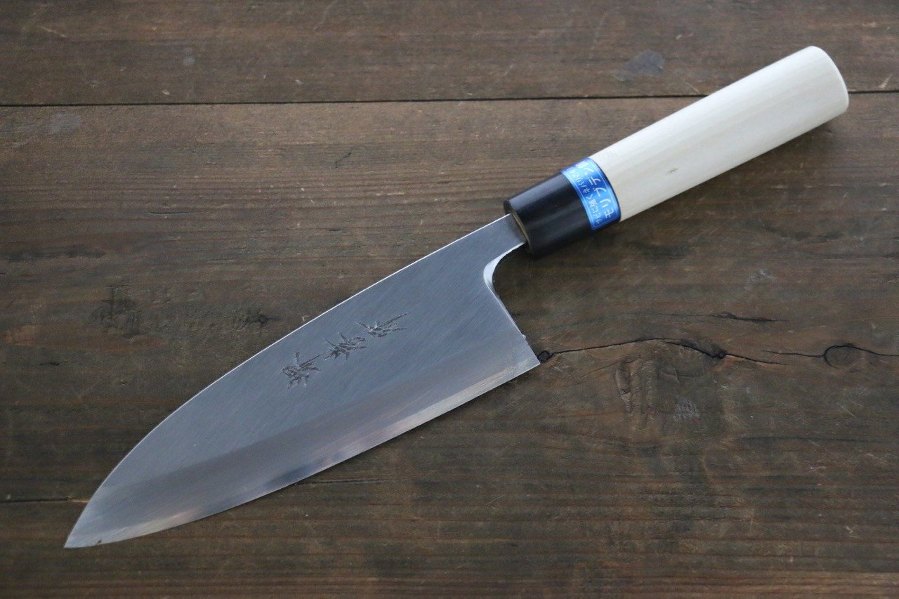 Sakai Takayuki [Left Handed] INOX Deba Magnolia Handle - Japanny - Best Japanese Knife