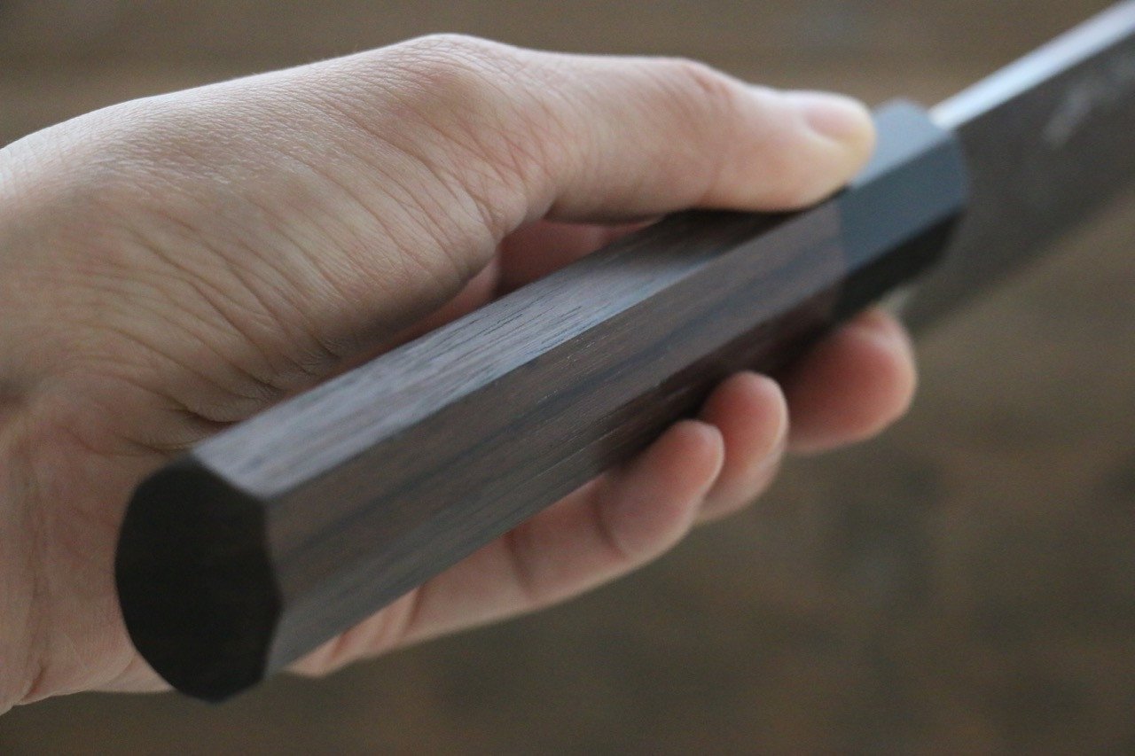 Sukenari SG2 Damascus Kiritsuke Gyuto 240mm Shitan Handle - Japanny - Best Japanese Knife