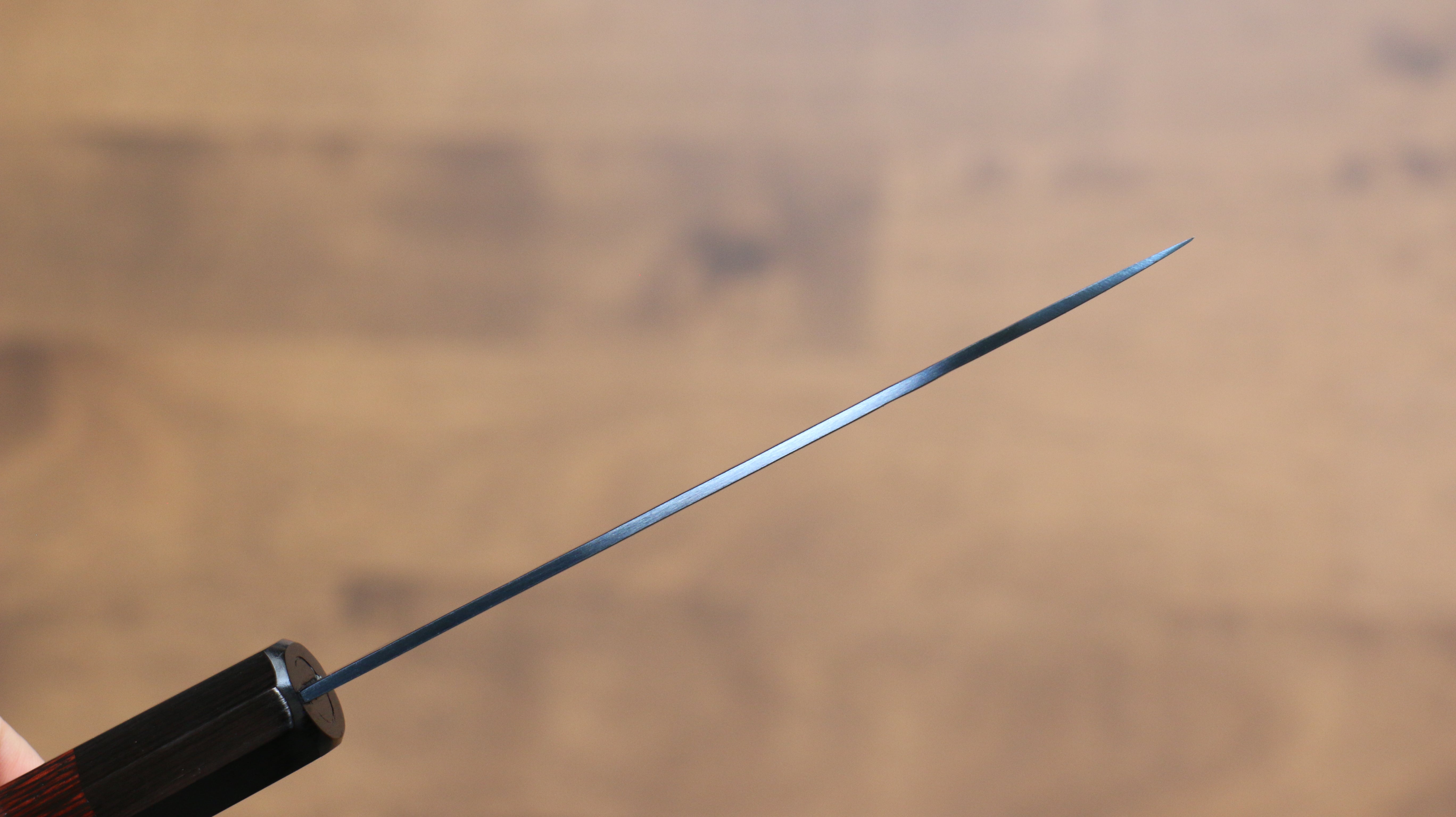 Seisuke SK-85 Ion plating Hammered Petty-Utility 120mm Red Pakka wood Handle - Japanny - Best Japanese Knife