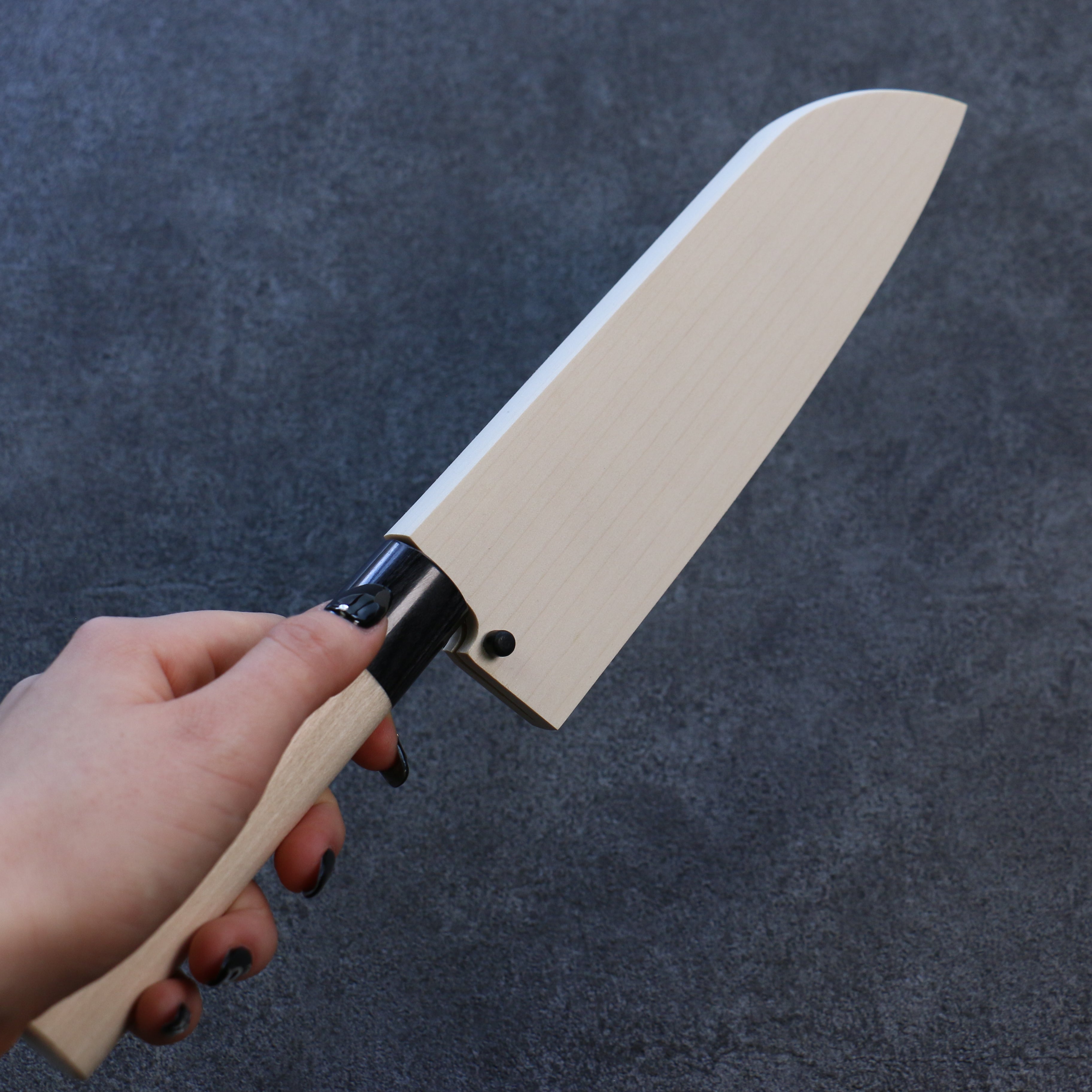Magnolia Sheath for 165mm Santoku with Plywood pin - Japanny - Best Japanese Knife