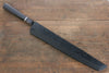 Sakai Takayuki Honyaki Blue Steel No.1 Mirrored Finish Sakimaru Takohiki 300mm Ebony with Ring Handle with Sheath - Japanny - Best Japanese Knife