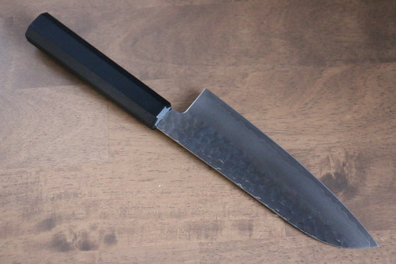 Sakai Takayuki Nanairo VG10 33 Layer Santoku 180mm ABS resin(Black Lacquered) Handle - Japanny - Best Japanese Knife