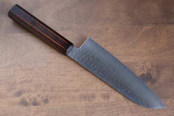 Sakai Takayuki Nanairo VG10 33 Layer Santoku 180mm ABS resin(Retro wood grain) Handle - Japanny - Best Japanese Knife