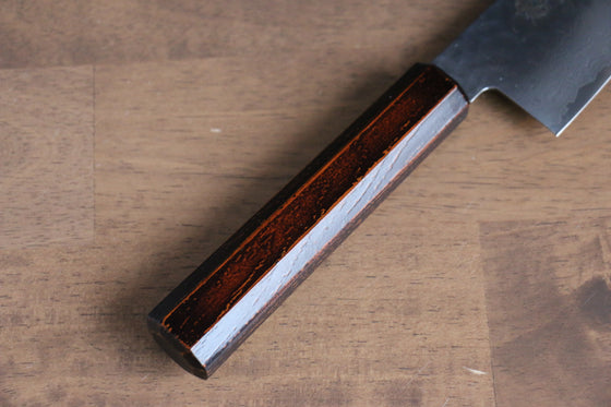 Sakai Takayuki Nanairo VG10 33 Layer Santoku 180mm ABS resin(Retro wood grain) Handle - Japanny - Best Japanese Knife