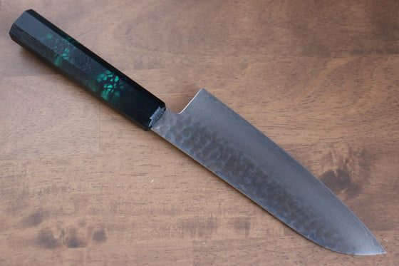 Sakai Takayuki Nanairo VG10 33 Layer Santoku 180mm ABS resin(Green tortoiseshell) Handle - Japanny - Best Japanese Knife