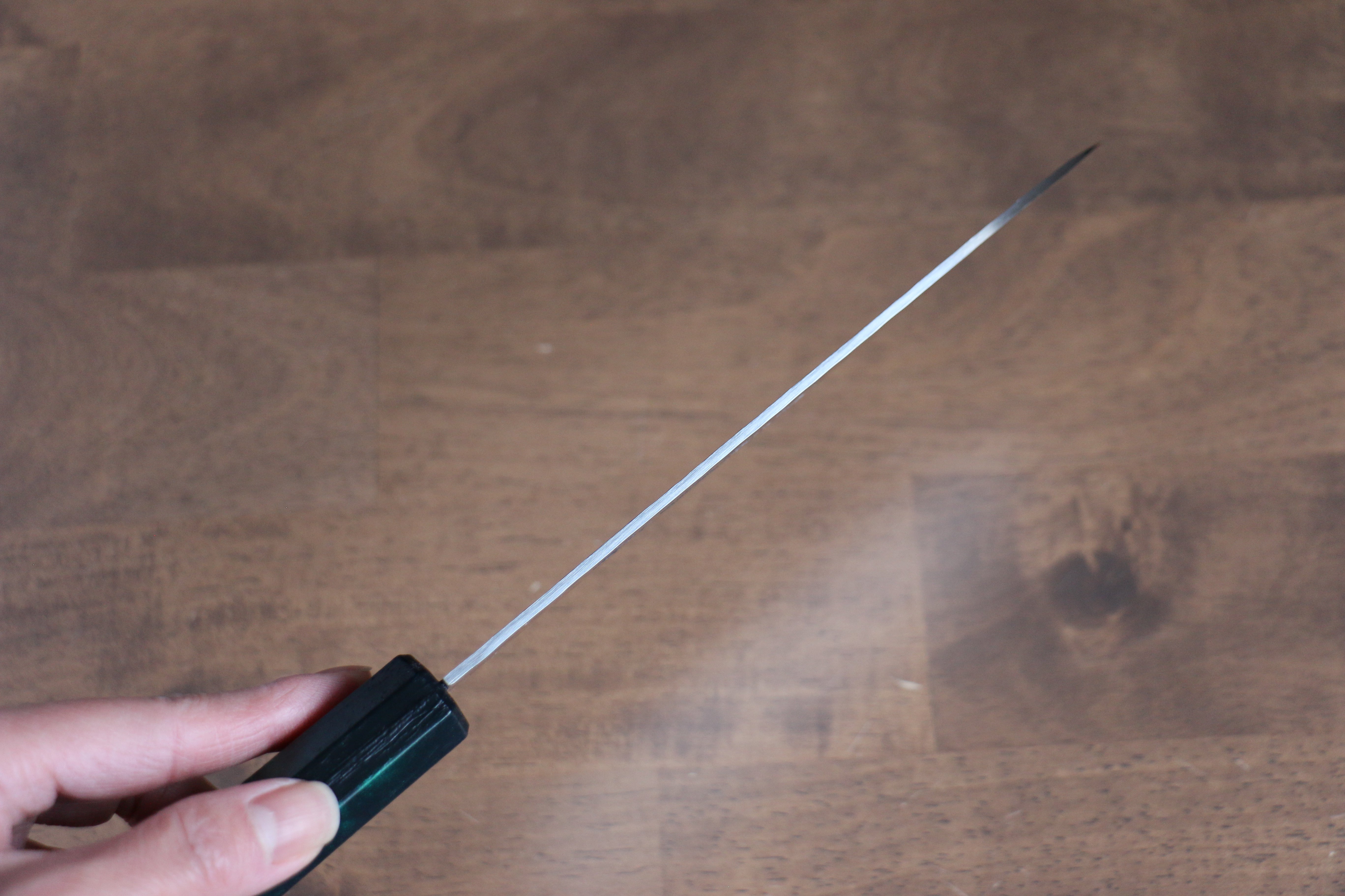 Sakai Takayuki Nanairo VG10 33 Layer Santoku 180mm ABS resin(Green tortoiseshell) Handle - Japanny - Best Japanese Knife