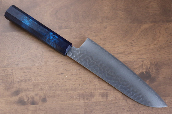 Sakai Takayuki Nanairo VG10 33 Layer Santoku 180mm ABS resin(Turquoise tortoiseshell) Handle - Japanny - Best Japanese Knife