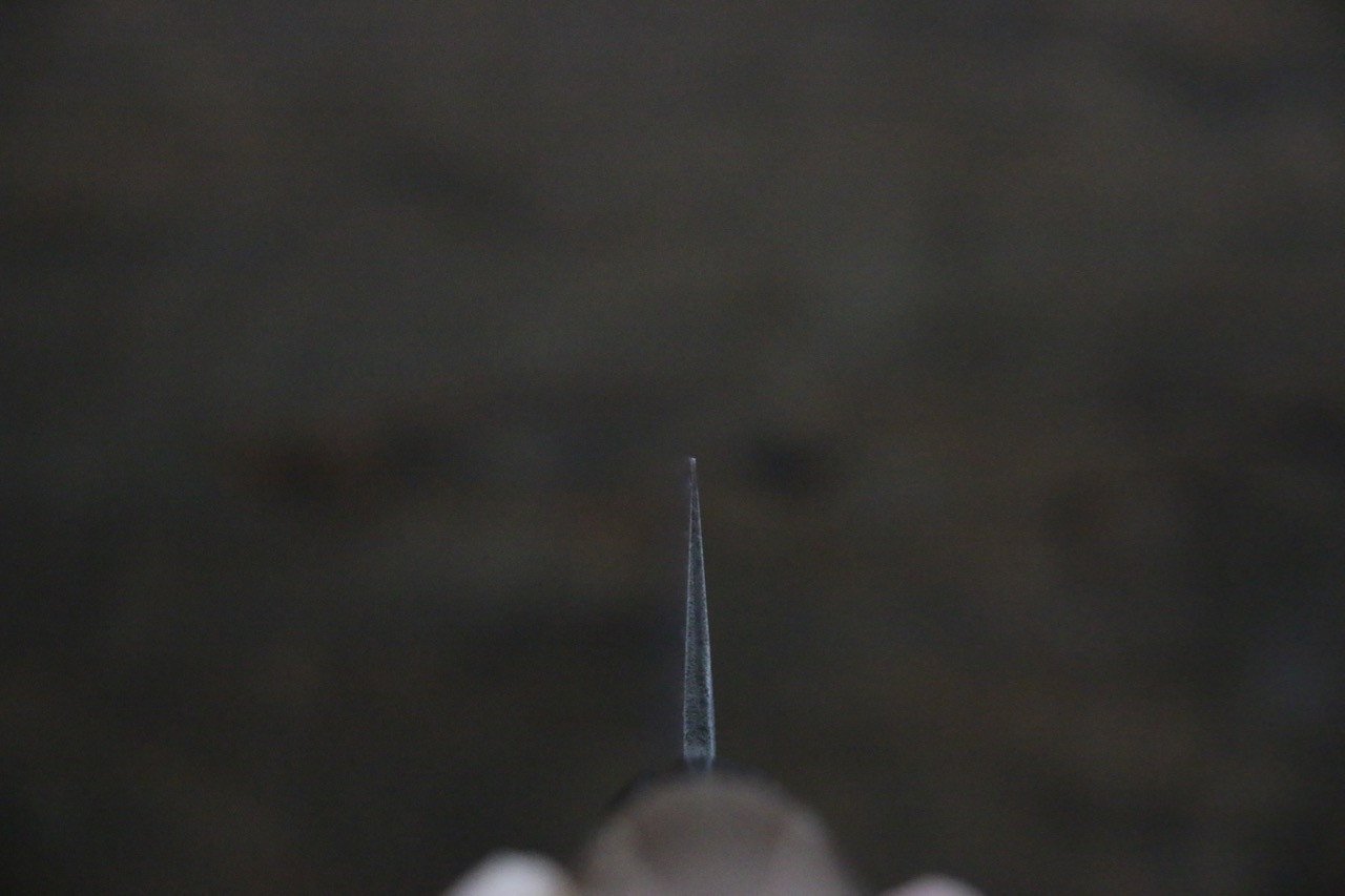 Seisuke Blue Steel No.2 Nashiji Hiraki 165mm Chestnut Handle - Japanny - Best Japanese Knife