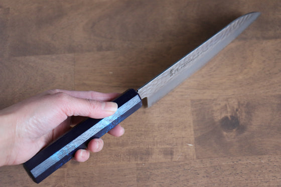 Sakai Takayuki Nanairo VG10 33 Layer Santoku 180mm ABS resin(Turquoise tortoiseshell) Handle - Japanny - Best Japanese Knife