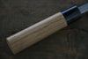 Seisuke Blue Steel No.2 Nashiji Ajikiri 105mm Chestnut Handle - Japanny - Best Japanese Knife