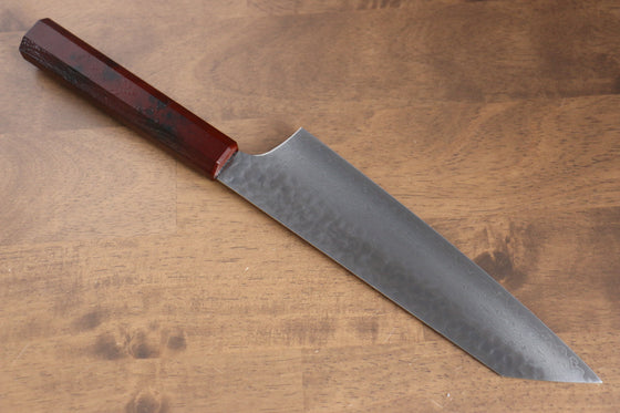 Sakai Takayuki Nanairo VG10 33 Layer Kengata Gyuto 190mm ABS resin(Tortoiseshell) Handle - Japanny - Best Japanese Knife