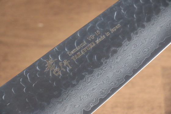 Sakai Takayuki Nanairo VG10 33 Layer Kengata Gyuto 190mm ABS resin(Green tortoiseshell) Handle - Japanny - Best Japanese Knife