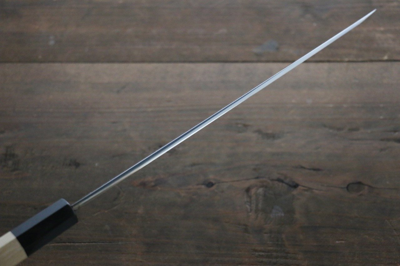 Sukenari Blue Steel No.2 Hongasumi Yanagiba Magnolia Handle - Japanny - Best Japanese Knife