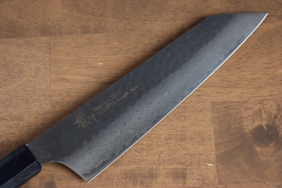 Sakai Takayuki Nanairo VG10 33 Layer Kengata Gyuto 190mm ABS resin(Turquoise tortoiseshell) Handle - Japanny - Best Japanese Knife