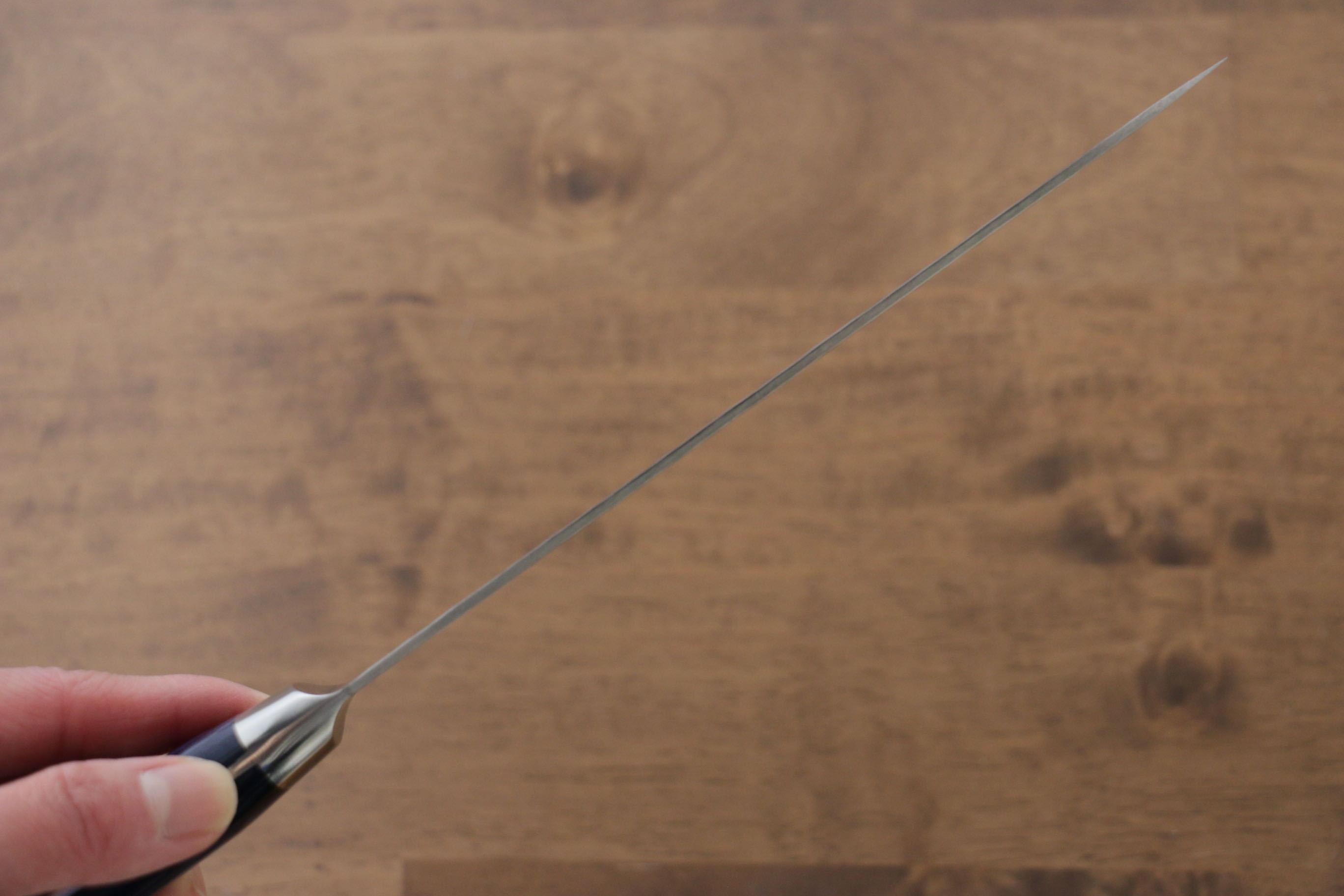 Seisuke Seiun VG10 33 Layer Damascus Santoku 180mm Blue Pakka wood Handle - Japanny - Best Japanese Knife