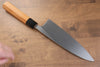 Sakai Takayuki Hakugin INOX Mirrored Finish Deba 210mm Yew tree Handle - Japanny - Best Japanese Knife