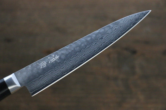 Seisuke VG10 17 Layer Damascus Petty-Utility 135mm Pakka wood Handle with Sheath (Super Deal) - Japanny - Best Japanese Knife