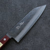 Seisuke Blue Super Hammered Bunka 165mm Red Pakka wood Handle - Japanny - Best Japanese Knife