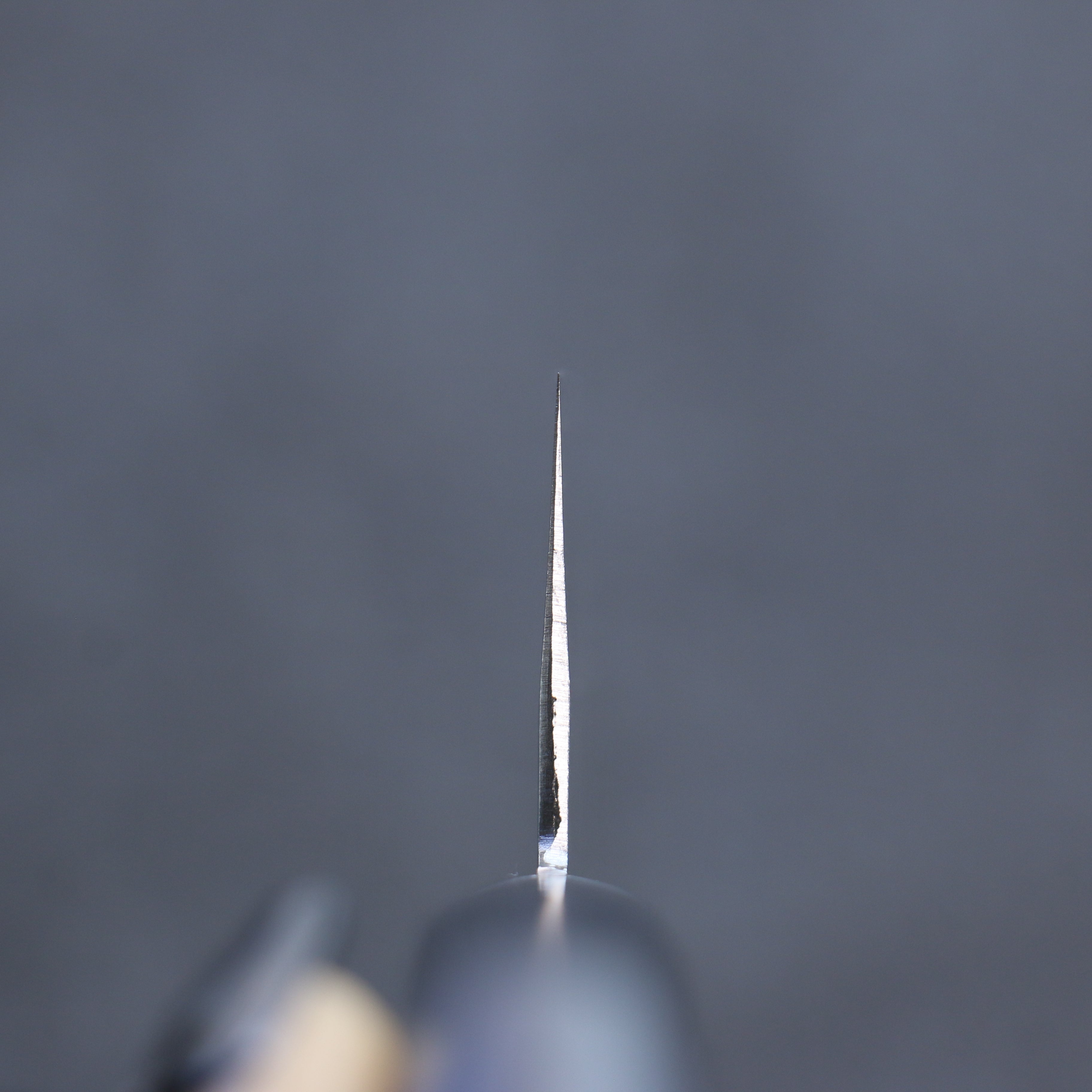 Kunihira Sairyu VG10 Damascus Santoku 170mm Navy blue Pakka wood Handle - Japanny - Best Japanese Knife