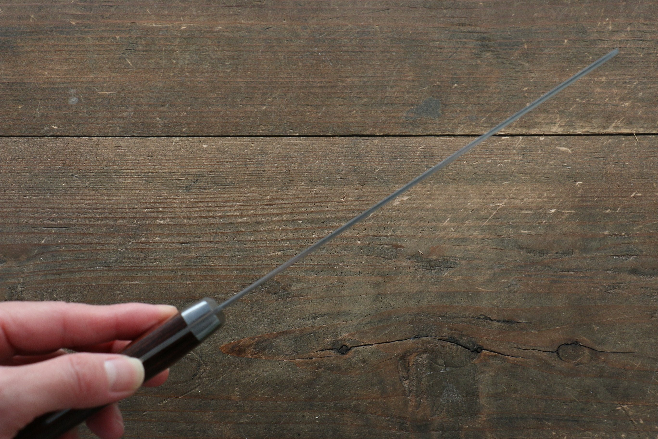 Kunihira VG1 Migaki Finished Usuba 165mm Mahogany Handle - Japanny - Best Japanese Knife