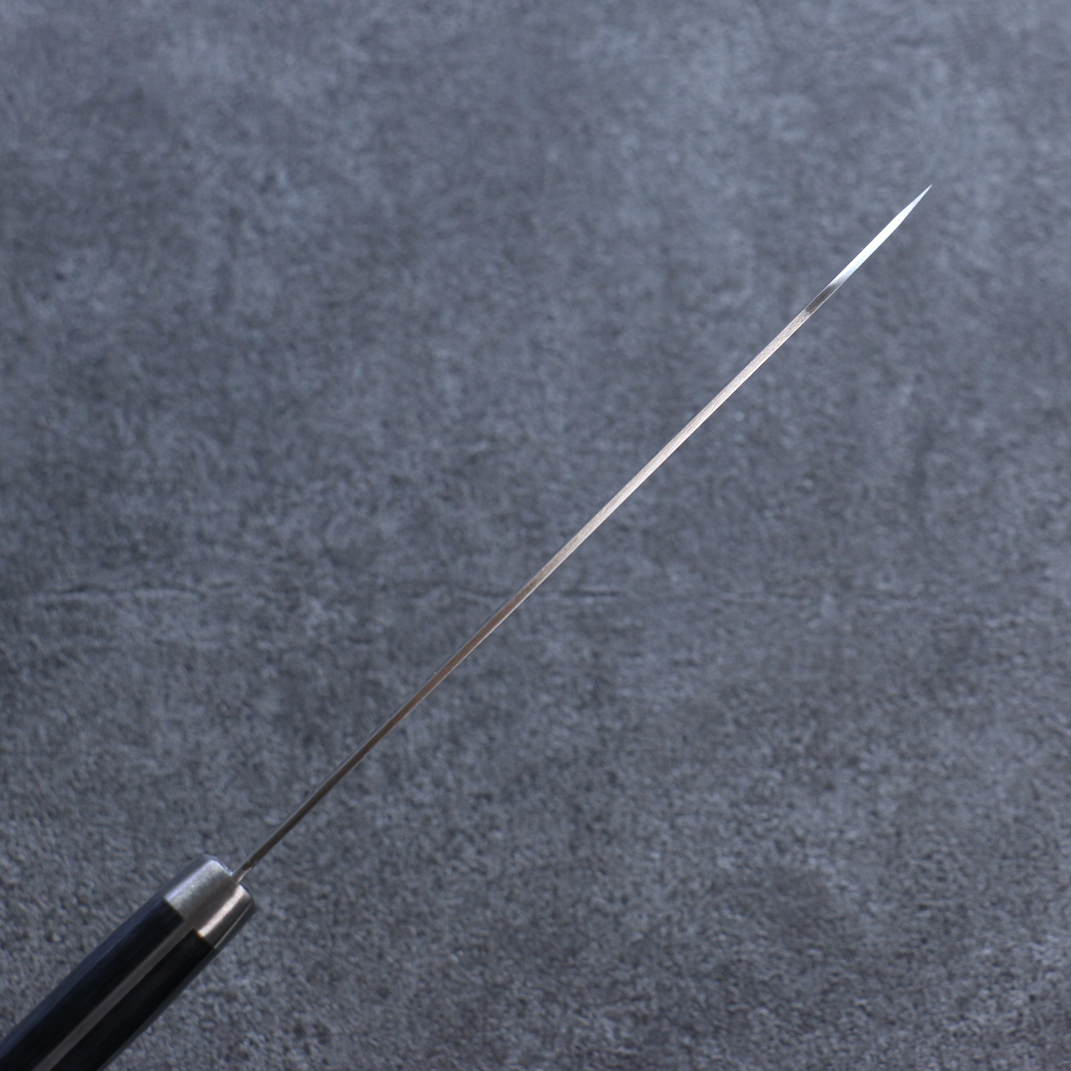 Kunihira Sairyu VG10 Damascus Santoku 170mm Navy blue Pakka wood Handle - Japanny - Best Japanese Knife