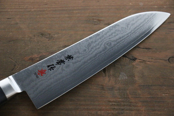 Kanetsune VG10 33 Layer Damascus Santoku 180mm Plastic Handle - Japanny - Best Japanese Knife