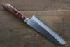 Kunihira VG1 Migaki Finished Santoku 170mm Mahogany Handle - Japanny - Best Japanese Knife