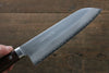 Kunihira VG1 Migaki Finished Santoku 170mm Mahogany Handle - Japanny - Best Japanese Knife