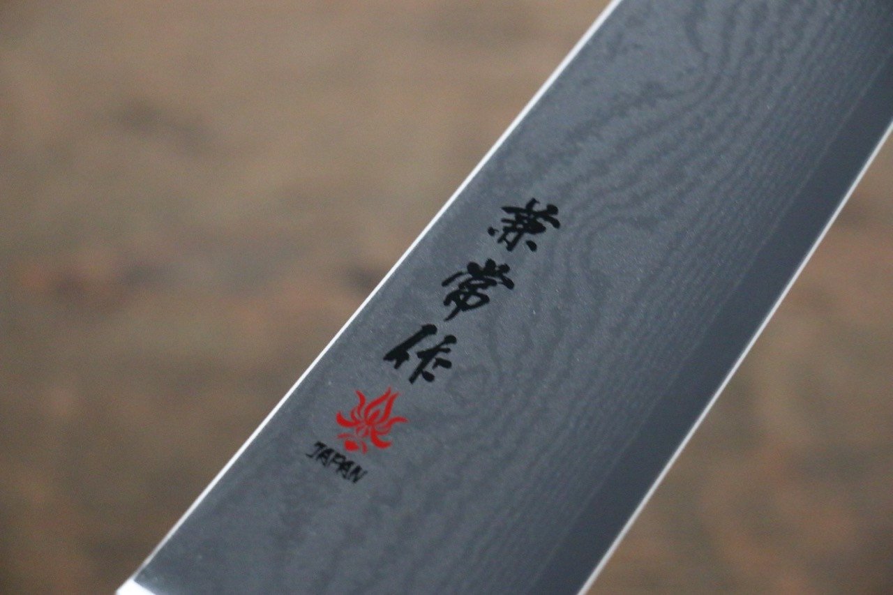 Kanetsune VG10 33 Layer Damascus Gyuto 210mm Pakka wood Handle - Japanny - Best Japanese Knife