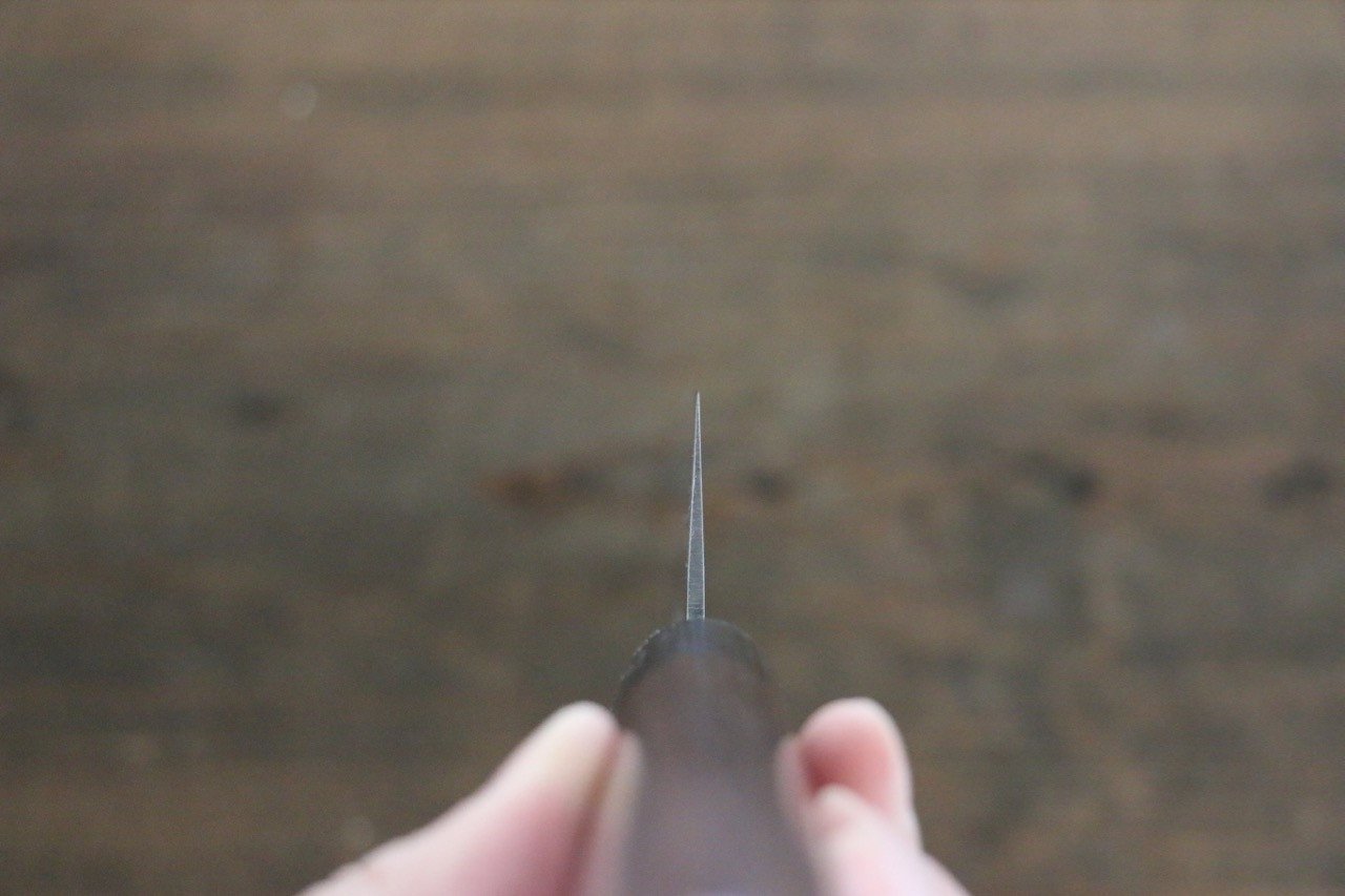 Sakai Takayuki AUS10 45 Layer Damascus Gyuto 210mm Shitan Handle - Japanny - Best Japanese Knife