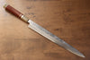 Sakai Takayuki Tenryu Uzushio Blue Steel No.2 Dragon Engraved Yanagiba 300mm Red Ebony Wood Handle with Sheath - Japanny - Best Japanese Knife