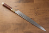 Sakai Takayuki Tenryu Uzushio Blue Steel No.2 Dragon Engraved Yanagiba 300mm Red Ebony Wood Handle with Sheath - Japanny - Best Japanese Knife