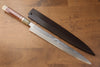 Sakai Takayuki Tenryu Uzushio Blue Steel No.2 Dragon Engraved Yanagiba 300mm Red Ebony Wood Handle with Sheath - Japanny - Best Japanese Knife