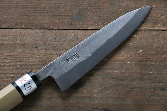 Fujiwara Teruyasu White Steel No.1 Nashiji Petty-Utility 135mm with Magnolia Handle - Japanny - Best Japanese Knife