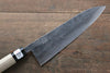 Fujiwara Teruyasu White Steel No.1 Nashiji Gyuto 210mm with Magnolia Handle - Japanny - Best Japanese Knife