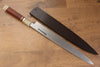 Sakai Takayuki Tenryu Uzushio Blue Steel No.2 Dragon Engraved Yanagiba 300mm Red Ebony Wood Handle with Sheath - Japanny - Best Japanese Knife