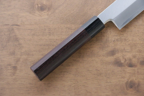 Jikko Silver Steel No.3 Kamagata Usuba  165mm Shitan Handle - Japanny - Best Japanese Knife