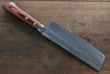 Kunihira VG1 Hammered Usuba 165mm Mahogany Handle - Japanny - Best Japanese Knife