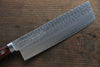 Kunihira VG1 Hammered Usuba 165mm Mahogany Handle - Japanny - Best Japanese Knife