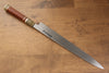 Sakai Takayuki Tenryu Uzushio Blue Steel No.2 Dragon Engraved Yanagiba 300mm Red Ebony Wood Handle with Sheath - Japanny - Best Japanese Knife