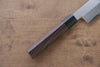 Jikko Silver Steel No.3 Kamagata Usuba  180mm Shitan Handle - Japanny - Best Japanese Knife