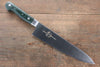 Sakai Takayuki Grand Chef Grand Chef Swedish Steel-stn Gyuto  210mm Green Micarta Handle - Japanny - Best Japanese Knife