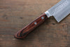 Kunihira VG1 Hammered Santoku 170mm Mahogany Handle - Japanny - Best Japanese Knife